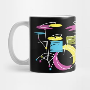 Modern Abstract Drums Artistic Style Mug